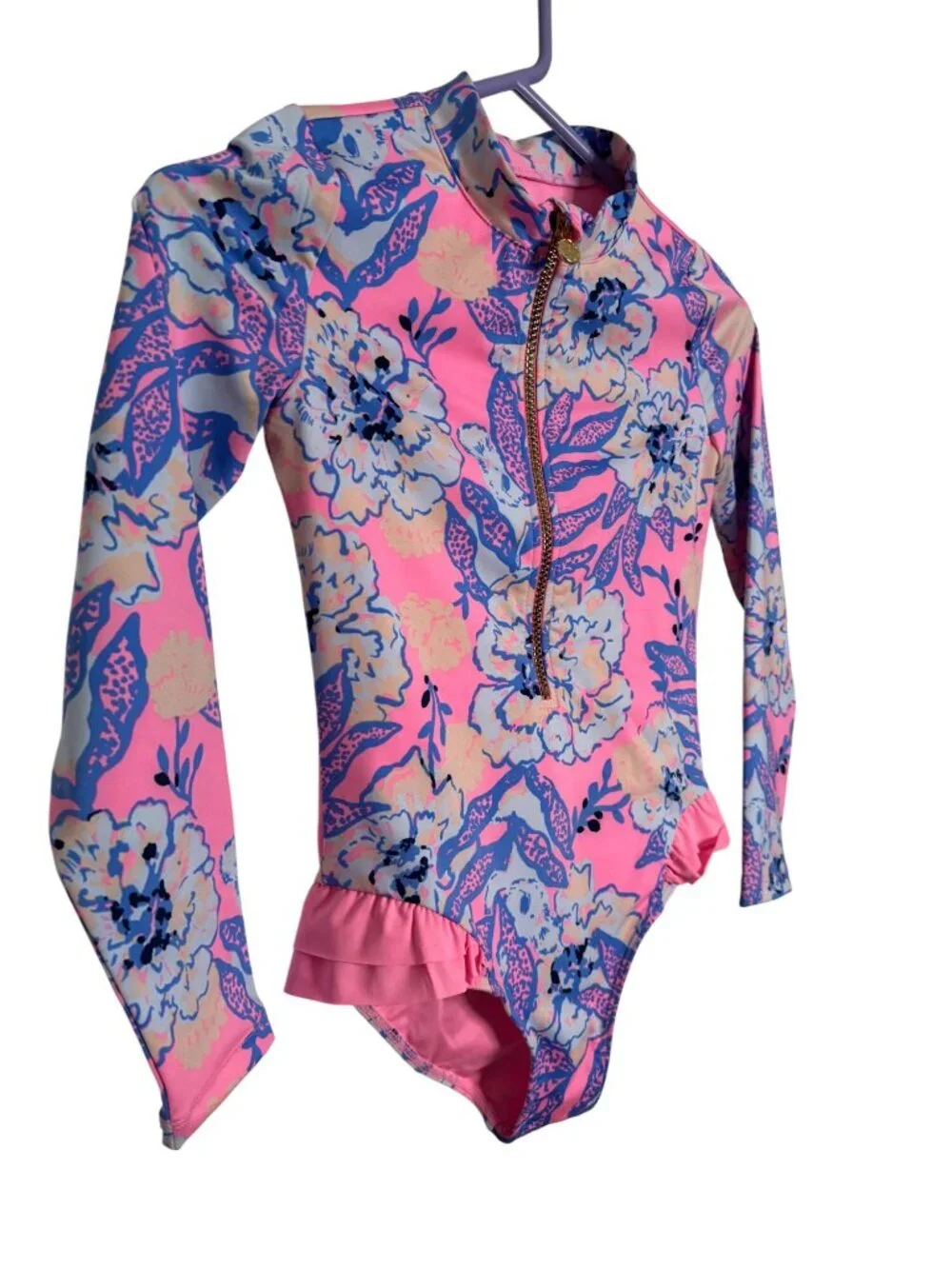 Lilly Pulitzer Youth Size 10 Denning Rashguard 50+ Totally Koalafied NWT $98 Gir